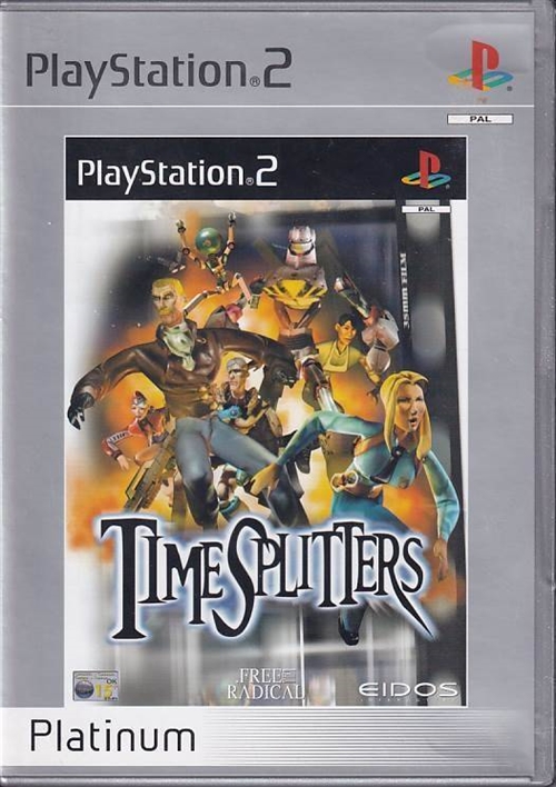 TimeSplitters - PS2 - Platinum (B Grade) (Genbrug)